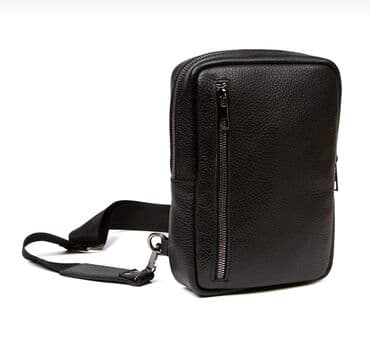 dəri kişi cantaları: Çiyin çantası, Yeni — 14