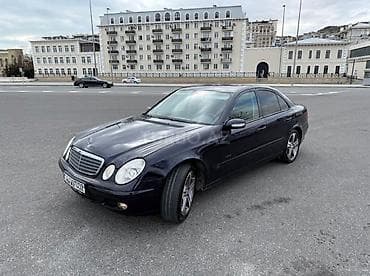 mersedes c klass: Mercedes-Benz E-Class sedan (W211) - Kuzov: qara rəng, 4 qapı, yüngül — 6