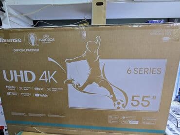 hisense 32b6700ha smart android: Yeni Televizor Hisense Led 55" 4K (3840x2160), Ödənişli çatdırılma — 1