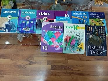 10-cu sinif dərsliklər toplusu Komplektdə olan fənnlər: - Ədəbiyyat