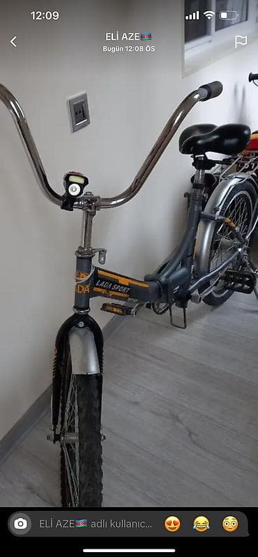 ucuz gitara satisi: LADA SPORT uşaq/yeniyetmə velosipedi - Rəng: boz-sarı qrafika ilə - — 3