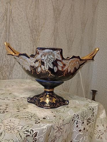 meyve qabı: Dekorativ porselen meyvə/qənd qabı - Material: keyfiyyətli porselen - — 2