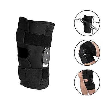 Bandajlar, korsetlər, korrektorlar: Dəmir bükümlü dizlik, dizlik, diz üçün dəstək 🪪 şəxsi̇yyət vəsi̇qəsi̇ — 1