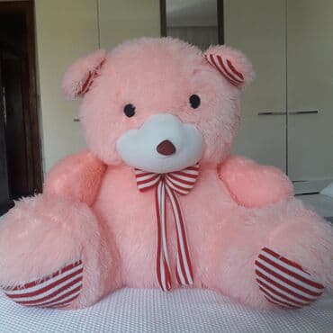 teddi ayı dinləmə: Oyuncag ayi hundurluyu 65 sm-dir.tepteze qalib.yupyumşag ici temiz — 3