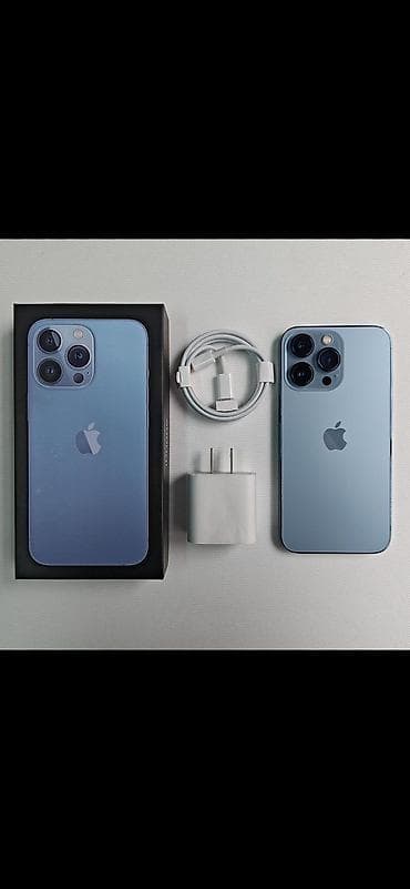 modem usb: IPhone 13 Pro, 256 GB, Sierra Blue, Face ID — 5