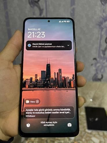 telefon j2: Redmi Note 12 Pro, 128 GB, Düyməli, Barmaq izi, İki sim kartlı — 1