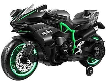 7 yaş: Uşaqlar üçün iki təkərli motosiklet. Rezin təkərli uşaq motosikleti — 2