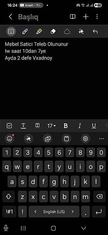 cay işi: Satış məsləhətçisi tələb olunur — 1