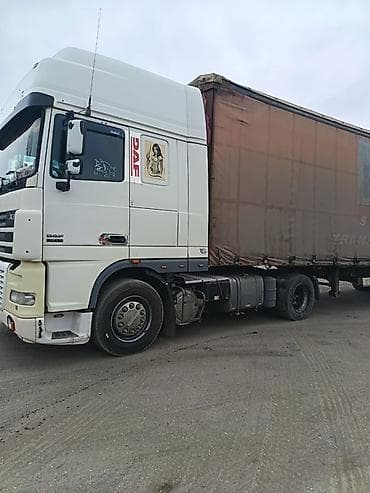 lada vaz priora: DAF XF dartqı (traktor) və tentli qoşqu • Marka/model: DAF XF • — 3