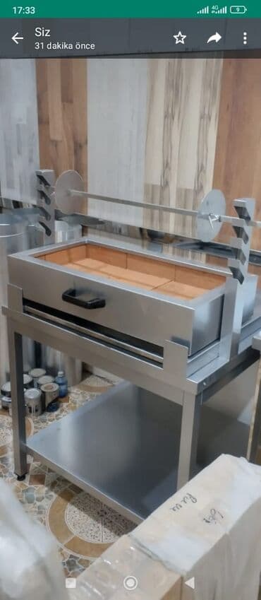 dönər aparatı qiyməti: Manqal, köz dönəri, 5 gözlü — 21