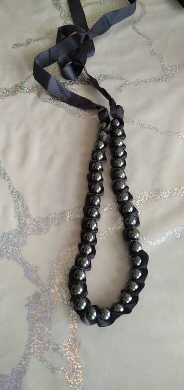 Bijuteriya dəstləri: Muncuq mirvari.boyunbagi ve geyime aksesuar olaraqda istifade edile — 2