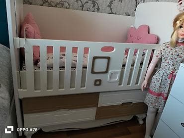 bewik: Oğlan və qız üçün, Yeni, Dördbucaq, Beşik, Dəst ilə, Yellənmə mexanizmsiz — 3