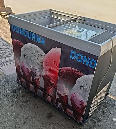 Dondurucu satilir 450azn.300 litirlik olcusu 1 metr.Tam işlekdi.Unvan