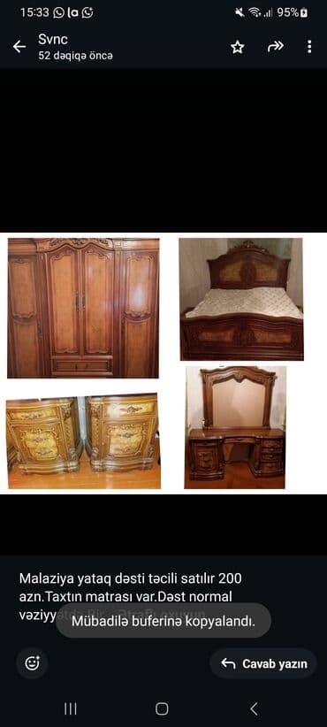 sement norm: Təknəfərlik çarpayı, Malayziya — 1