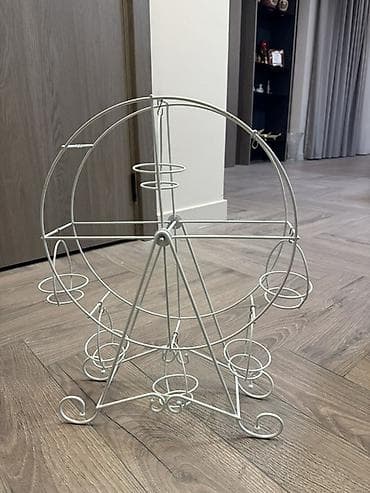 tort bezeyi: Tort və şiriniyyat qabı, rəng - Ağ, Metal — 1