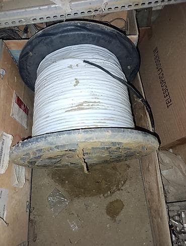 demir su ceni: Məhsul: Koaksial kabel bobini - Tip: Koaksial kabel (ağ izolyasiya) — 1