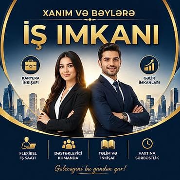 Hal hazırda bizə təcili operatır xanım və ya bəy lazımdı online evdən lalafo.az -da Hal hazırda bizə təcili operatır xanım və ya bəy lazımdı online evdən