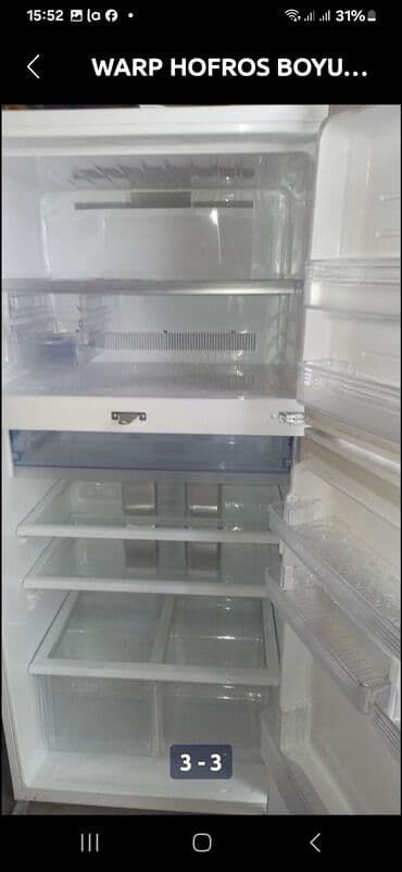 ikinci əl siyuducu: İşlənmiş 2 qapılı Sharp Soyuducu Satılır, rəng - Boz — 2