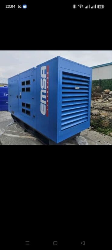 generator satiram: EMSA Generator tərəfindən istehsal olunan bu mavi sənaye generatoru — 4