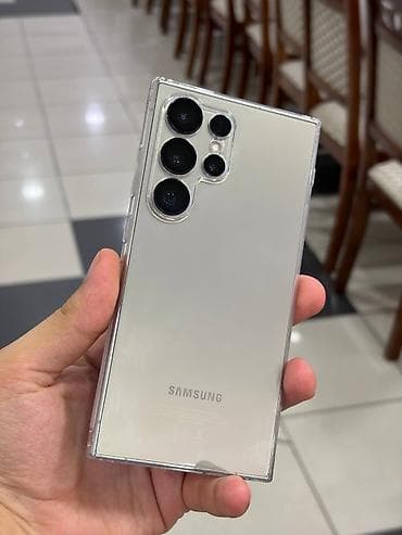 galaxy s20 ultra: Samsung Galaxy S24 Ultra, 256 GB, rəng - Boz, Face ID — 1