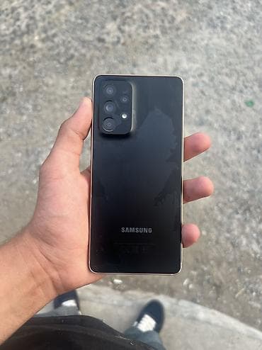Samsung Galaxy A52, rəng - Qara, Barmaq izi