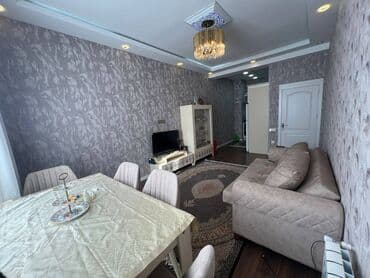 новостройки с ремонтом: 2 комнаты, Новостройка, м. Гянджлик, 56 м² — 2