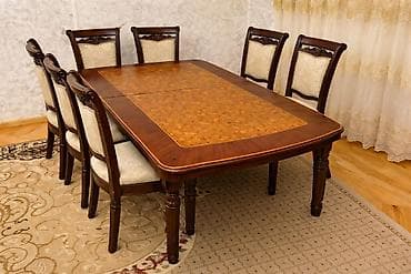 Qonaq otağı üçün, 8 stul