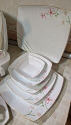 elit qab qacaq: Nahar dəsti, rəng - Ağ, Farfor, 12 nəfərlik — 4