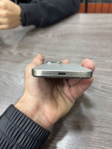 iphone 12 pro max kreditle: IPhone 15 Pro, 128 GB, Gümüşü, Face ID — 5