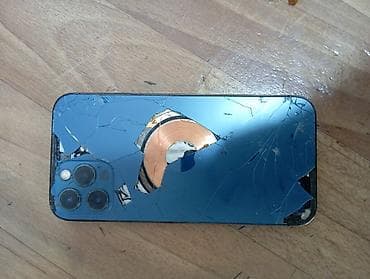 ipad 14 pro: IPhone 12 Pro, 128 GB, Mavi, Qırıq — 2