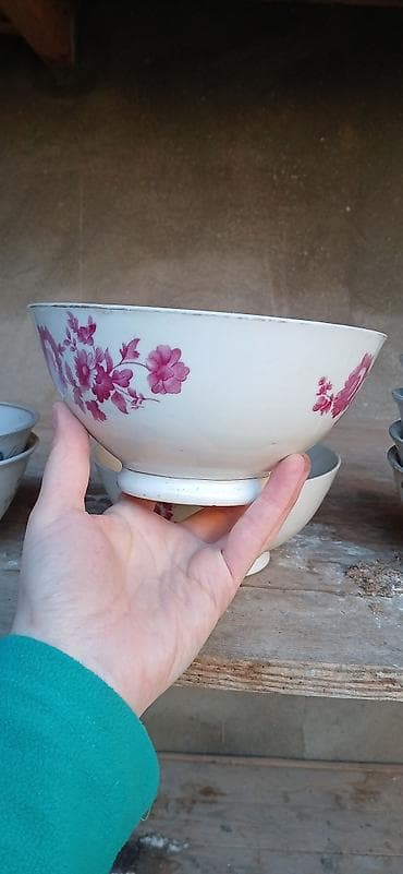 qedim kilim: Kasalar, rəng - Ağ, Farfor — 4