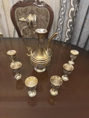 coca cola set serpi: Şərq üslubunda dekorativ içki dəsti - Tərkibi: 1 ədəd qapaqlı — 3