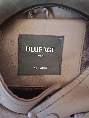 Şortlar: Kurtka, Dəri, Payız, 3XL — 4