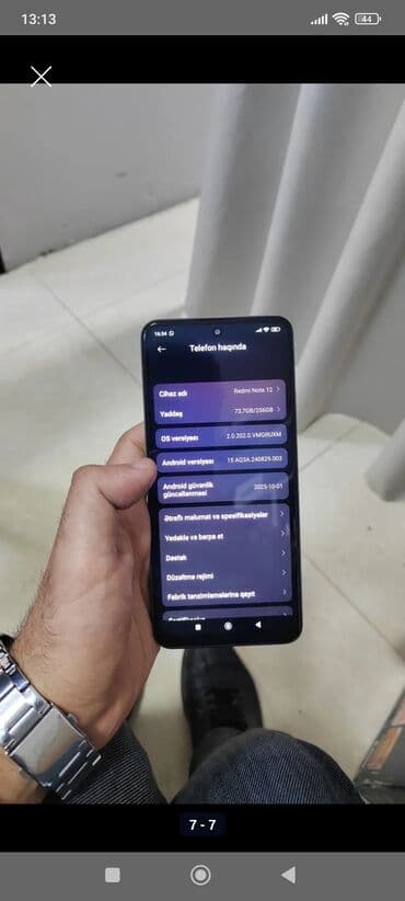 xiaomi note 4x ekran: Redmi Note 12, 256 GB, rəng - Yaşıl, Sensor — 1