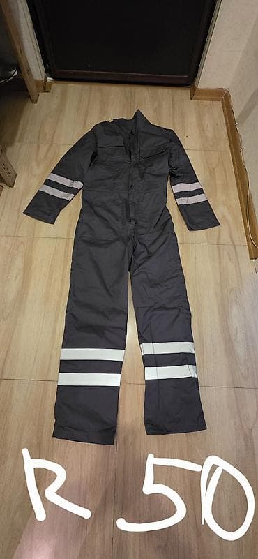 fhn paradni forma: Qalın Tünd boz rəngli iş kombinezoni - Model: tam bədən kombinezon - — 1