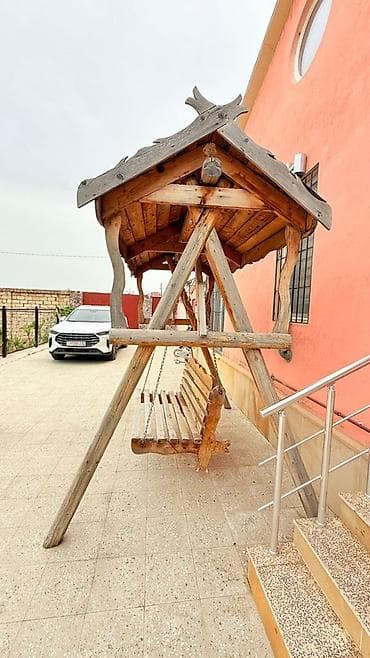 bağ mebelleri: İşlənmiş, Skamya-yelləncəl, Zontikli, Taxta — 3