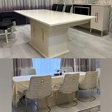 Masa dəsti satılır 770₼. ideal vəziyyətdə. 6 oturacağı var. ünvan