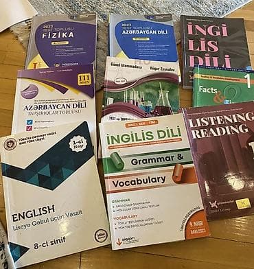 Testlər: Məhsul: Müxtəlif fənlər üzrə hazırlıq və test vəsaitləri paketi — 1