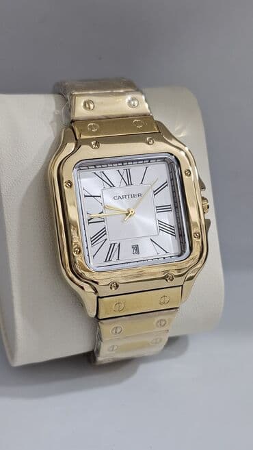 gümüş saat: Yeni, Qol saatı, Cartier, rəng - Qızılı — 6