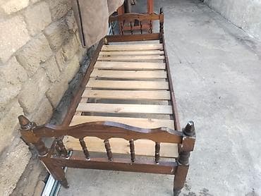 İşlənmiş, Təknəfərlik çarpayı, Bazasız, Matrassız, Siyirməsiz