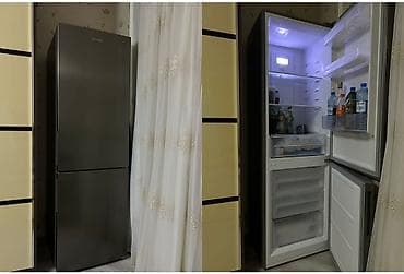 Б/у 2 двери Hoffman Холодильник Продажа, цвет - Серый — 1