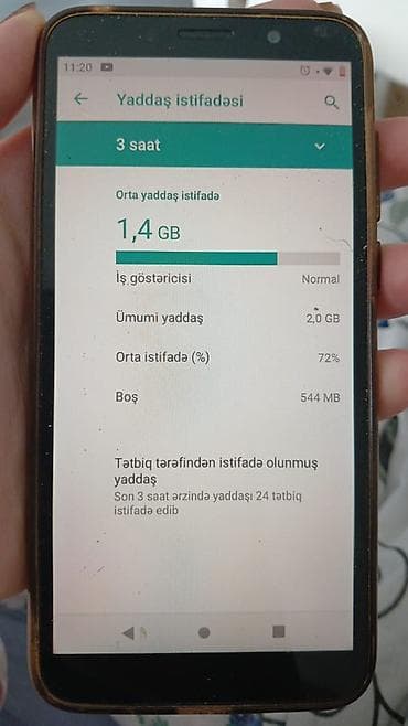 android televizor: Motorola Moto E6, 32 GB, rəng - Qəhvəyi, Sensor — 3