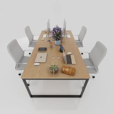 реклама офисной мебели: Новый, Для сотрудника, Прямоугольный стол — 7