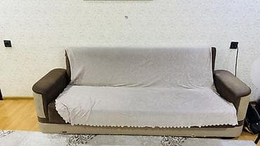 stull: Künc dəsti – divan və bir kreslodan ibarət - Rəng: bej və qəhvəyi — 1