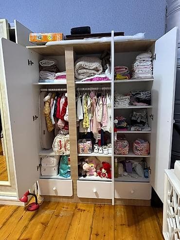 mebel alan: Uşaq geyimləri və aksesuarları üçün çoxfunksiyalı dolab. 1 aydır — 1