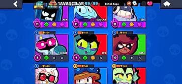 hamilə: Brawl Stars hesabı – tam dolu, yüksək göstəricilərlə - Profil adı — 10