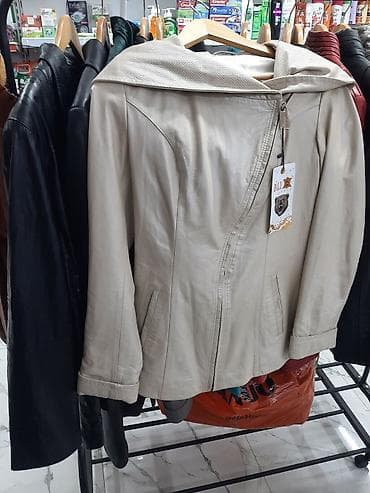 krop geyim: Qadın dəri gödəkçələri – müxtəlif model və rənglər - Material: təbii — 6