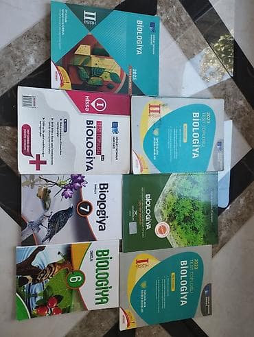 Məhsul: Biologiya üzrə dərslik və test topluları dəsti Tərkib: - — 1