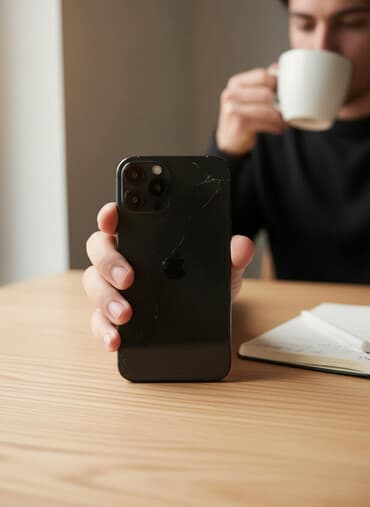 Apple iPhone: IPhone Xr, 128 GB, Qara, Qırıq — 1