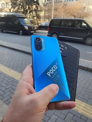 sentir: Poco F3, 128 GB, rəng - Göy, Zəmanət, Sensor, Barmaq izi — 1